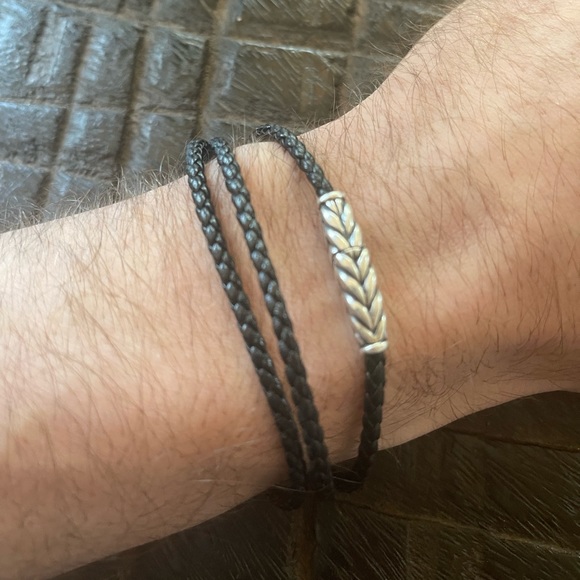 David Yurman Mens Rope Bracelet - Picture 2 of 3
